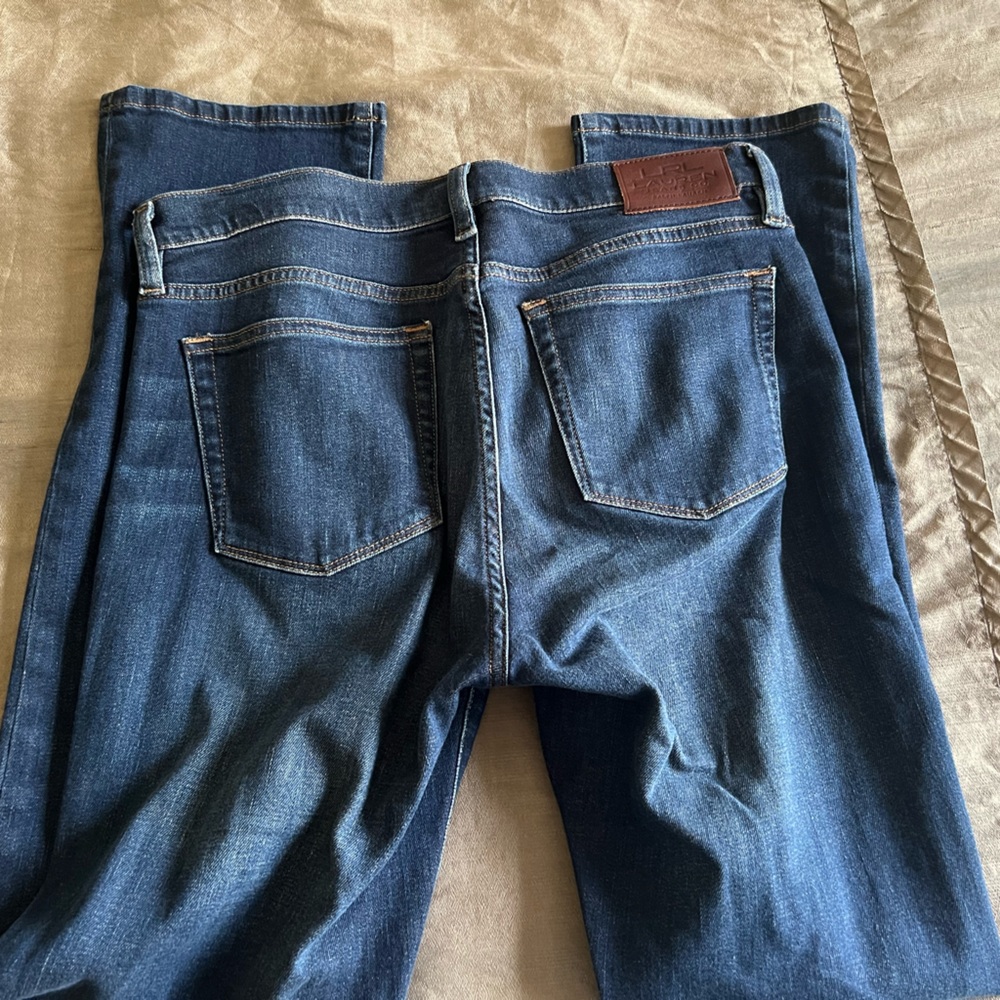 Ralph Lauren Dark Blue Straight Leg Jeans - Picture 3 of 3